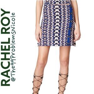 Rachel Roy Geo Print Knit Skirt